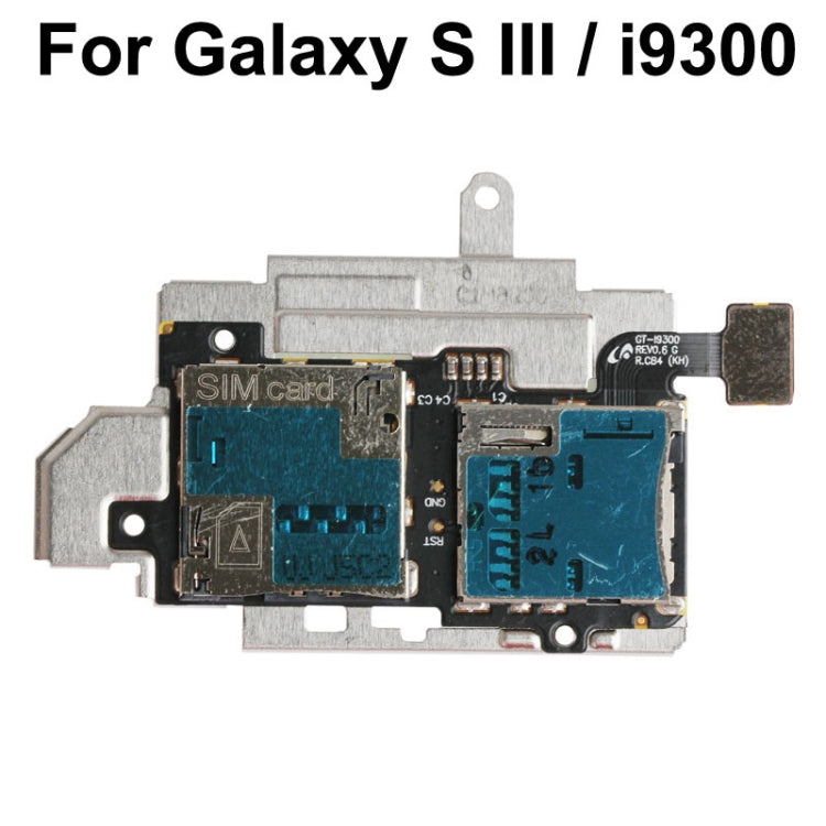 For Galaxy S III / i9300 Original Card Socket Flex Cable - Flex Cable by buy2fix | Online Shopping UK | buy2fix