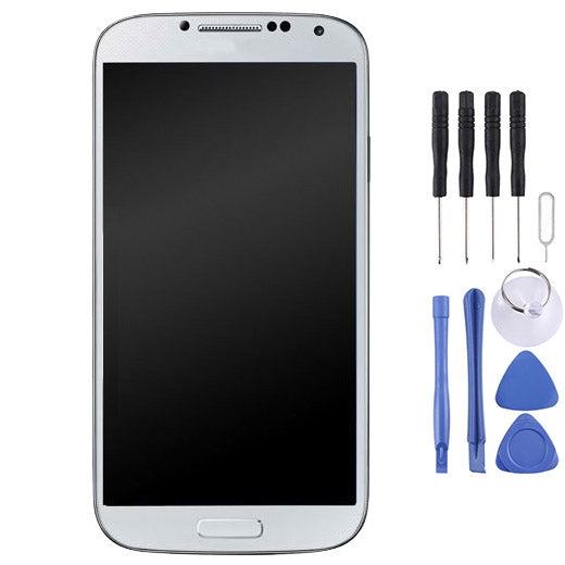Original LCD Display + Touch Panel with Frame for Galaxy S4 / i9505(White) - LCD Screen by buy2fix | Online Shopping UK | buy2fix