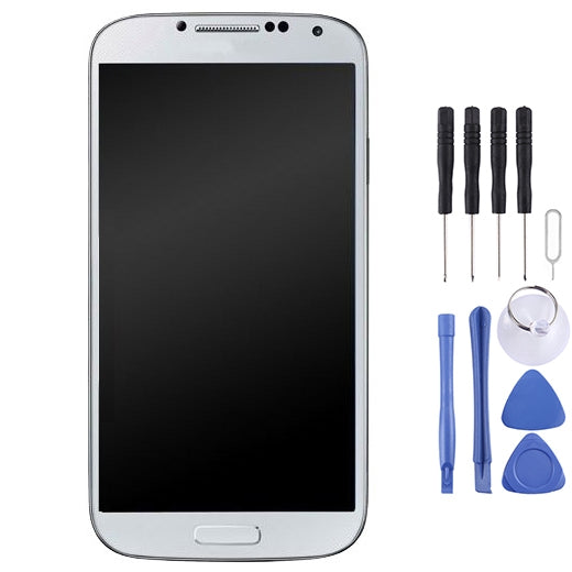 Original LCD Display + Touch Panel with Frame for Galaxy S4 / i9500(White) - LCD Screen by buy2fix | Online Shopping UK | buy2fix
