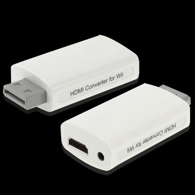 1080P Full HD HDMI Converter for Wii, Size: 73 x 37 x 20mm(White) - Adapter by buy2fix | Online Shopping UK | buy2fix
