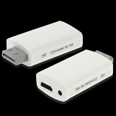 1080P Full HD HDMI Converter for Wii, Size: 73 x 37 x 20mm(White)