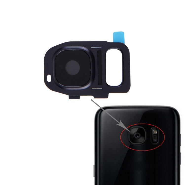 For Galaxy S7 / G930 Rear Camera Lens Cover (Black) - Camera Series by buy2fix | Online Shopping UK | buy2fix