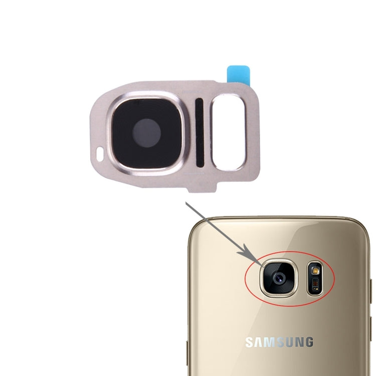 For Galaxy S7 / G930 Rear Camera Lens Cover (Gold) - Camera Series by buy2fix | Online Shopping UK | buy2fix