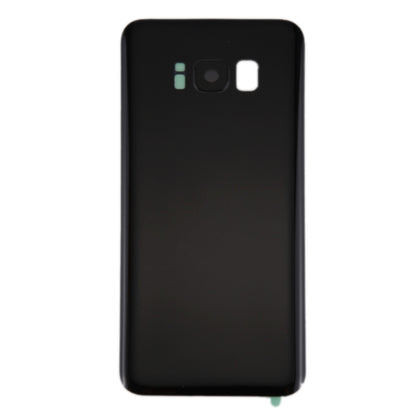 For Galaxy S8 / G950 Battery Back Cover with Camera Lens Cover & Adhesive (Black) - Back Cover by buy2fix | Online Shopping UK | buy2fix