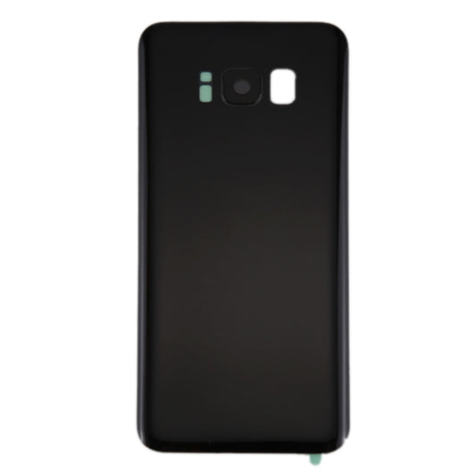 For Galaxy S8 / G950 Battery Back Cover with Camera Lens Cover & Adhesive (Black) - Back Cover by buy2fix | Online Shopping UK | buy2fix