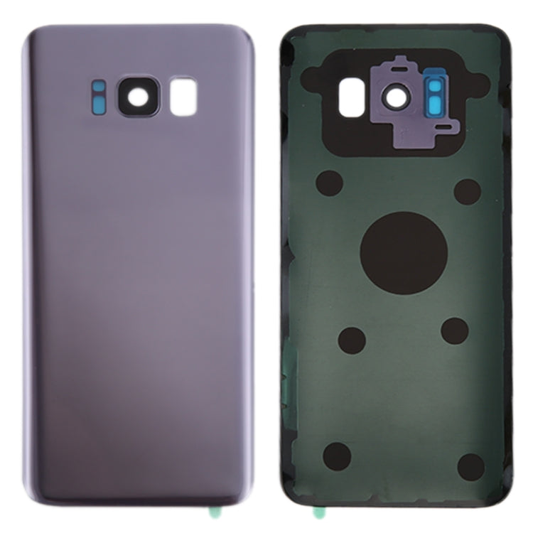For Galaxy S8 / G950 Battery Back Cover with Camera Lens Cover & Adhesive (Orchid Gray) - Back Cover by buy2fix | Online Shopping UK | buy2fix
