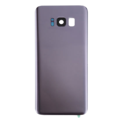 For Galaxy S8 / G950 Battery Back Cover with Camera Lens Cover & Adhesive (Orchid Gray) - Back Cover by buy2fix | Online Shopping UK | buy2fix