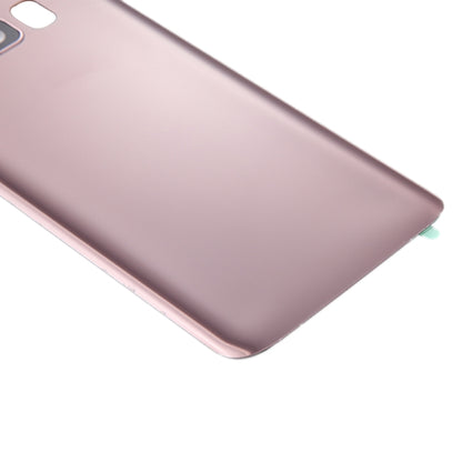 For Galaxy S8 / G950 Battery Back Cover with Camera Lens Cover & Adhesive (Rose Gold) - Back Cover by buy2fix | Online Shopping UK | buy2fix