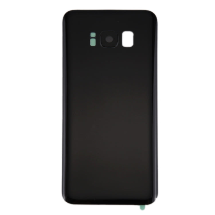 For Galaxy S8+ / G955 Battery Back Cover with Camera Lens Cover & Adhesive (Black) - Back Cover by buy2fix | Online Shopping UK | buy2fix