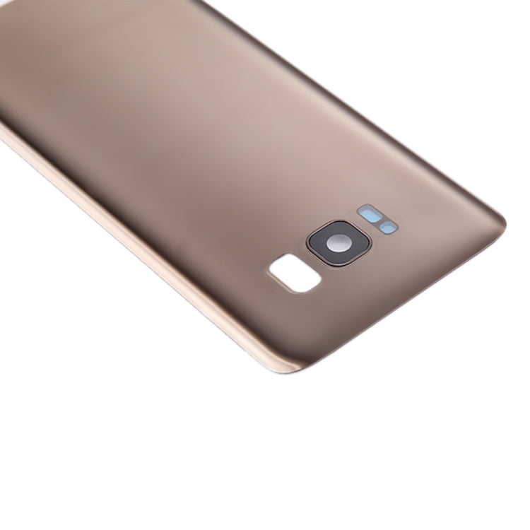 For Galaxy S8+ / G955 Battery Back Cover with Camera Lens Cover & Adhesive (Gold) - Back Cover by buy2fix | Online Shopping UK | buy2fix
