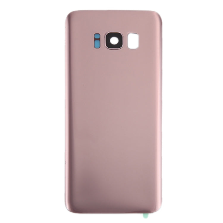 For Galaxy S8+ / G955 Battery Back Cover with Camera Lens Cover & Adhesive (Rose Gold) - Back Cover by buy2fix | Online Shopping UK | buy2fix