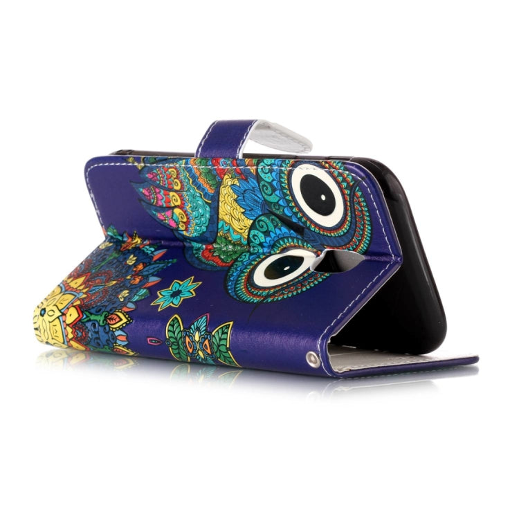 For Galaxy J5 (2017) (EU Version) Gloss Oil Embossed Ethnic Style Owl Pattern Horizontal Flip Leather Case with Holder & Card Slots & Wallet & Photo Frame by buy2fix