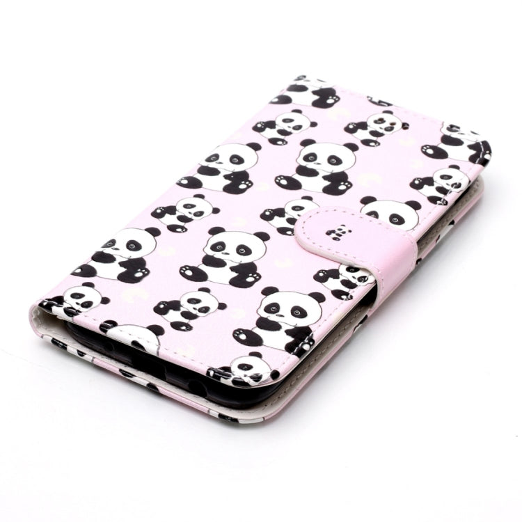For Galaxy J5 (2017) (EU Version) Gloss Oil Embossed Panda Pattern Horizontal Flip Leather Case with Holder & Card Slots & Wallet & Photo Frame by buy2fix