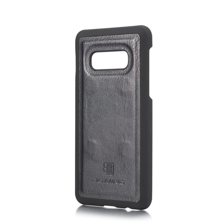 DG.MING Crazy Horse Texture Flip Detachable Magnetic Leather Case for Samsung Galaxy S10 E, with Holder & Card Slots & Wallet(Black) - Galaxy Phone Cases by DG.MING | Online Shopping UK | buy2fix