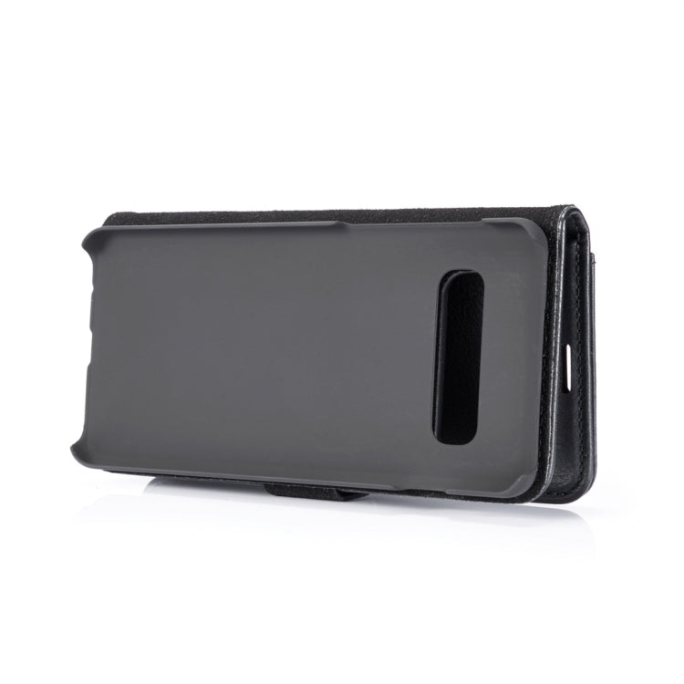 DG.MING Crazy Horse Texture Flip Detachable Magnetic Leather Case for Samsung Galaxy S10 Plus, with Holder & Card Slots & Wallet(Black) - Galaxy Phone Cases by DG.MING | Online Shopping UK | buy2fix