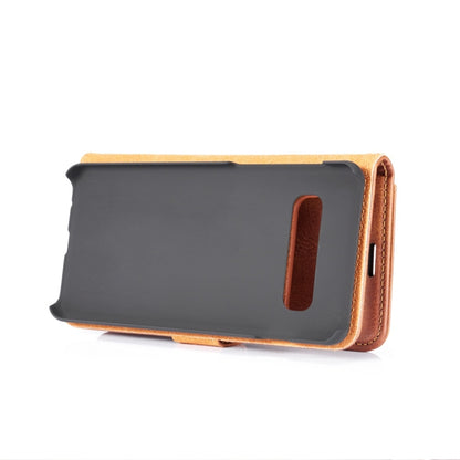 DG.MING Crazy Horse Texture Flip Detachable Magnetic Leather Case for Samsung Galaxy S10 Plus, with Holder & Card Slots & Wallet(Brown) - Galaxy Phone Cases by DG.MING | Online Shopping UK | buy2fix