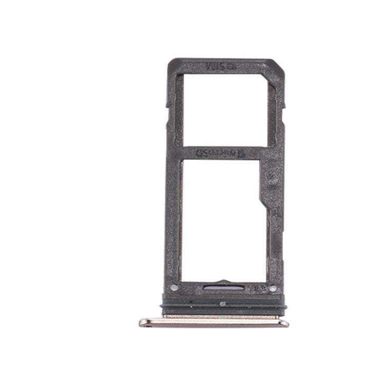 For Galaxy S8 SIM Card Tray + Micro SD Tray (Gold) - Card Tray by buy2fix | Online Shopping UK | buy2fix