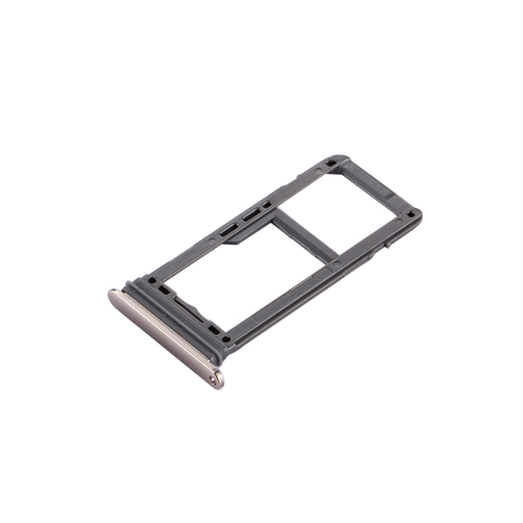 For Galaxy S8 SIM Card Tray + Micro SD Tray (Gold) - Card Tray by buy2fix | Online Shopping UK | buy2fix