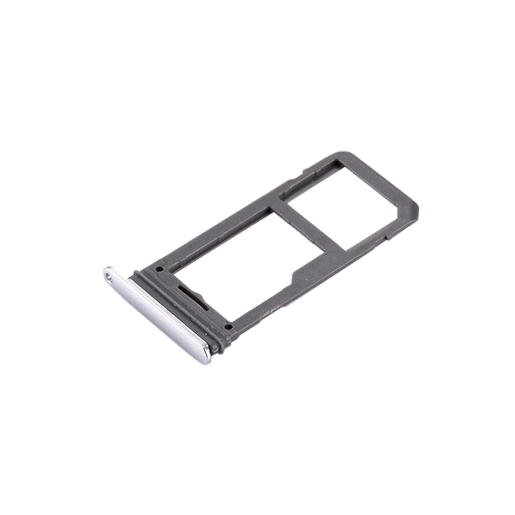 For Galaxy S8 SIM Card Tray + Micro SD Tray (Silver) - Card Tray by buy2fix | Online Shopping UK | buy2fix