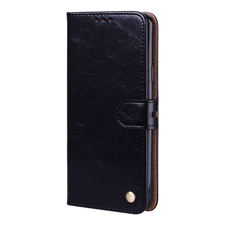 For Galaxy S9 Plus Oil Wax Texture Horizontal Flip Leather Case with Holder & Card Slots & Wallet(Black) by buy2fix
