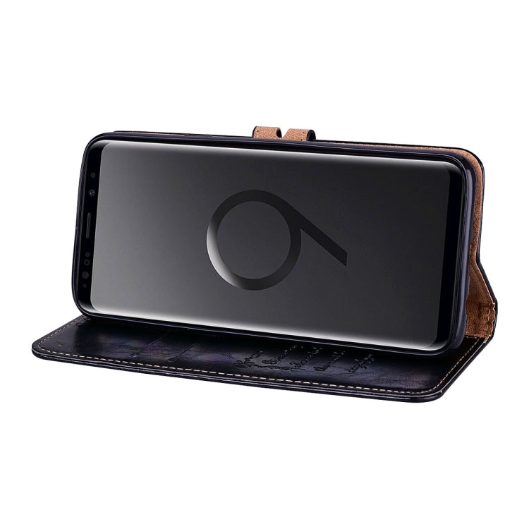 For Galaxy S9 Plus Oil Wax Texture Horizontal Flip Leather Case with Holder & Card Slots & Wallet(Black) by buy2fix