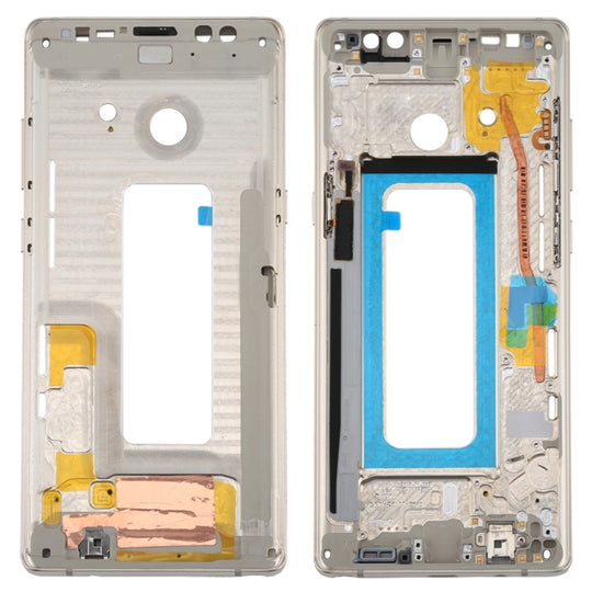 For Galaxy Note 8 / N950  Front Housing LCD Frame Bezel Plate(Gold)