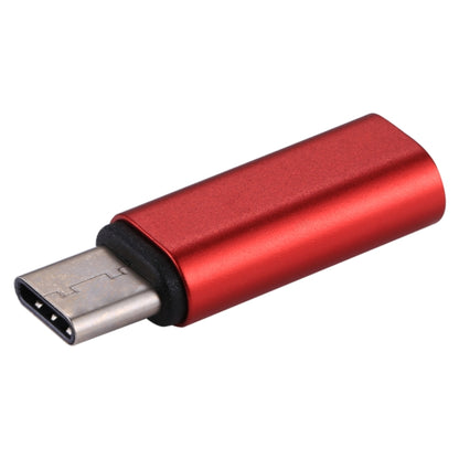 8 Pin Female to USB-C / Type-C Male Metal Shell Adapter(Red) by buy2fix