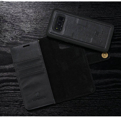 DG.MING for Galaxy S8+ / G955 Crazy Horse Texture Horizontal Flip Detachable Magnetic Protective Case with Holder & Card Slots & Wallet(Black) - Galaxy Phone Cases by DG.MING | Online Shopping UK | buy2fix