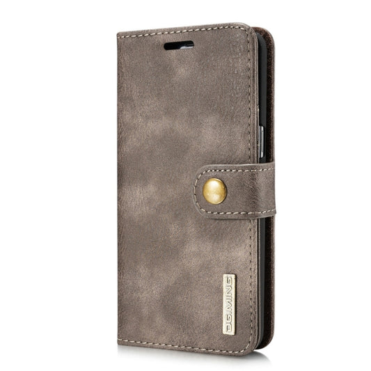 DG.MING for Galaxy S8+ / G955 Crazy Horse Texture Horizontal Flip Detachable Magnetic Protective Case with Holder & Card Slots & Wallet(Grey) - Galaxy Phone Cases by DG.MING | Online Shopping UK | buy2fix