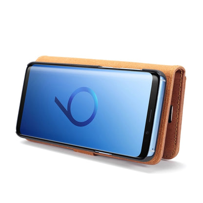 DG.MING for Galaxy S9+ Crazy Horse Texture Horizontal Flip Detachable Magnetic Protective Case with Holder & Card Slots & Wallet(Brown) - Galaxy Phone Cases by DG.MING | Online Shopping UK | buy2fix