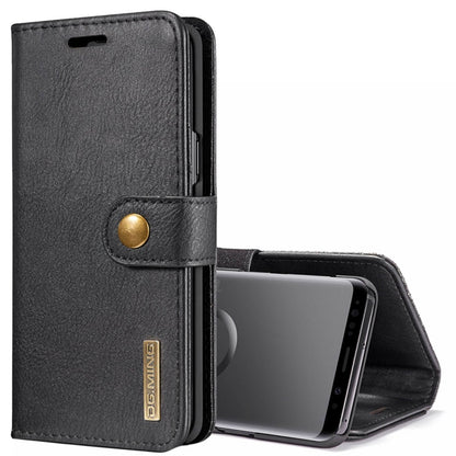 DG.MING for Galaxy S9 Crazy Horse Texture Horizontal Flip Detachable Magnetic Protective Case with Holder & Card Slots & Wallet(Black) - Galaxy Phone Cases by DG.MING | Online Shopping UK | buy2fix
