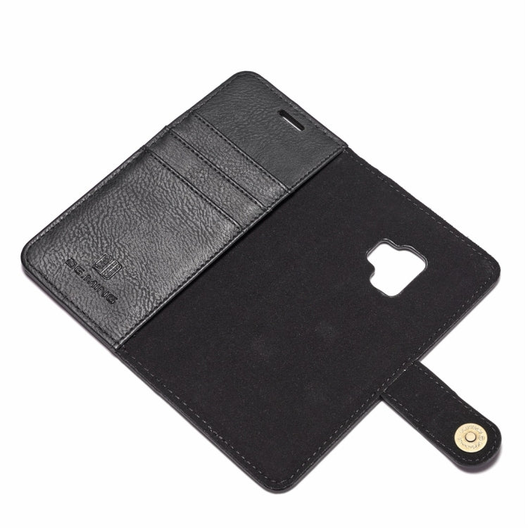 DG.MING for Galaxy S9 Crazy Horse Texture Horizontal Flip Detachable Magnetic Protective Case with Holder & Card Slots & Wallet(Black) - Galaxy Phone Cases by DG.MING | Online Shopping UK | buy2fix