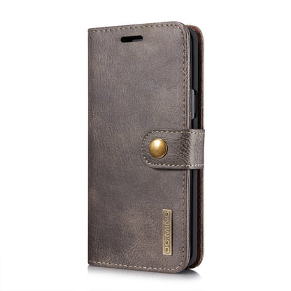 DG.MING for Galaxy S9 Crazy Horse Texture Horizontal Flip Detachable Magnetic Protective Case with Holder & Card Slots & Wallet(Grey) - Galaxy Phone Cases by DG.MING | Online Shopping UK | buy2fix