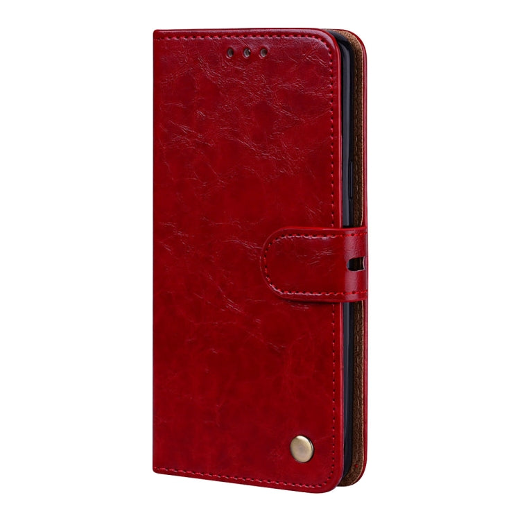 For Galaxy S9 Oil Wax Texture Horizontal Flip Leather Case with Holder & Card Slots & Wallet(Red) by buy2fix