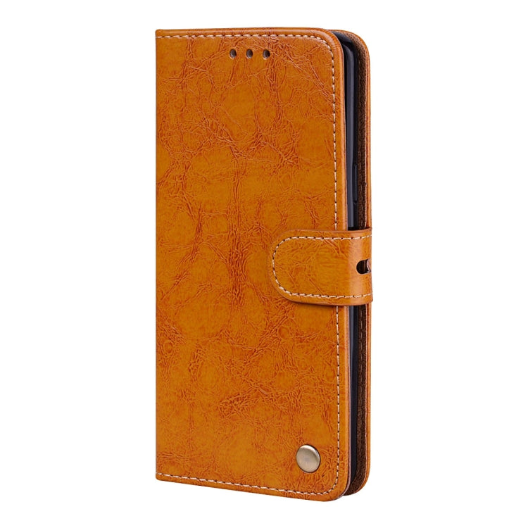 For Galaxy S9 Oil Wax Texture Horizontal Flip Leather Case with Holder & Card Slots & Wallet(Brown) by buy2fix