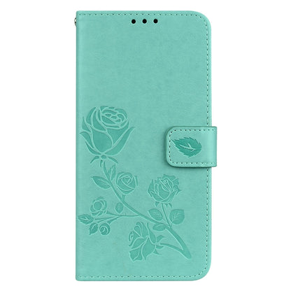 Rose Embossed Horizontal Flip Environmental PU Leather Case with Holder & Card Slots & Wallet for Galaxy S9+(Green) by buy2fix