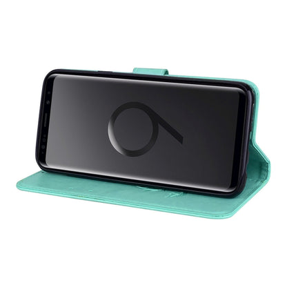 Rose Embossed Horizontal Flip Environmental PU Leather Case with Holder & Card Slots & Wallet for Galaxy S9+(Green) by buy2fix