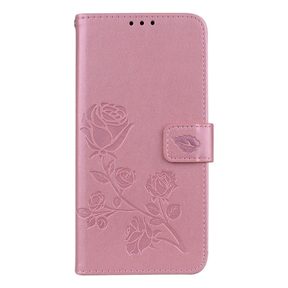 Rose Embossed Horizontal Flip Environmental PU Leather Case with Holder & Card Slots & Wallet for Galaxy S9+(Rose Gold) by buy2fix