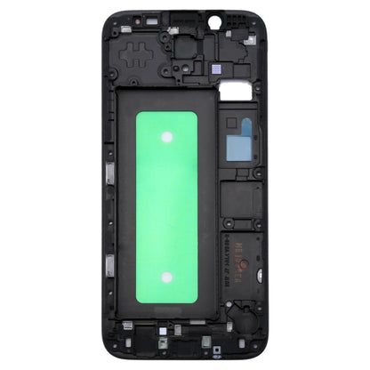 For Galaxy J730  Front Housing LCD Frame Bezel Plate(Black) - Frame Bezel Plate by buy2fix | Online Shopping UK | buy2fix