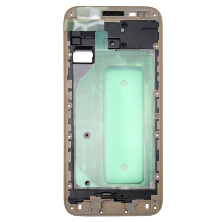 For Galaxy J730  Front Housing LCD Frame Bezel Plate(Gold) - Frame Bezel Plate by buy2fix | Online Shopping UK | buy2fix