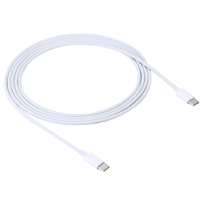 2m 2A USB-C / Type-C 3.1 Male to USB-C / Type-C 3.1 Male Adapter Cable(White) by buy2fix