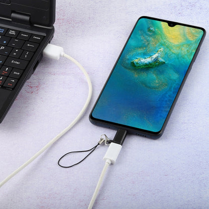 Mini Portable USB to Type-C & USB-C Converter Adapter with OTG(Black) by buy2fix