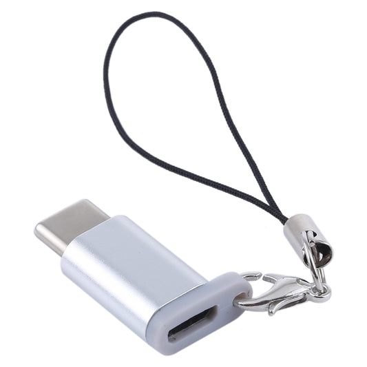 Mini Portable USB to Type-C & USB-C Converter Adapter with OTG(White) by buy2fix