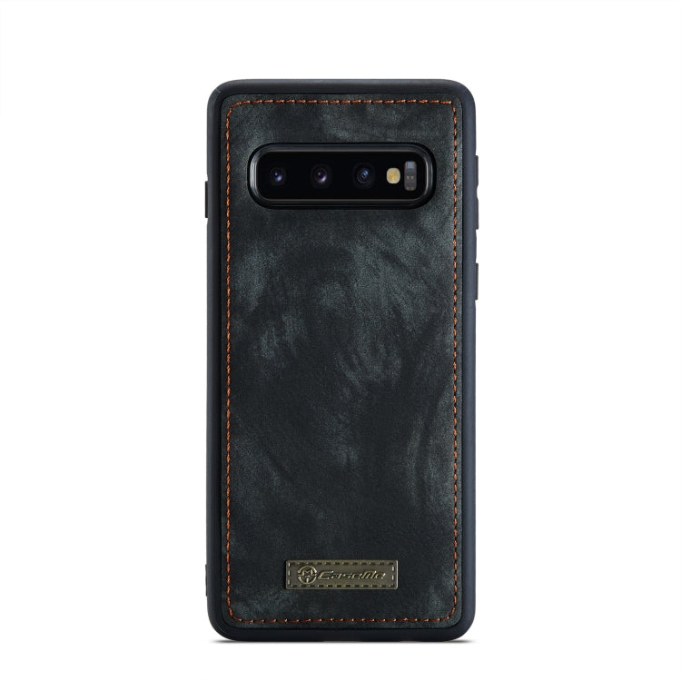 For Samsung Galaxy S10 CaseMe-008 Detachable Multifunctional Flip Leather Phone Case(Black) - Galaxy Phone Cases by CaseMe | Online Shopping UK | buy2fix