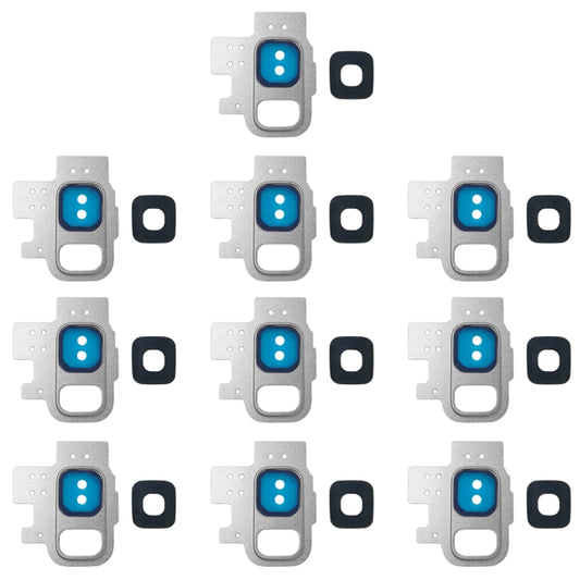 For Galaxy S9 / G9600 10pcs Camera Lens Cover (Silver) - Camera Series by buy2fix | Online Shopping UK | buy2fix