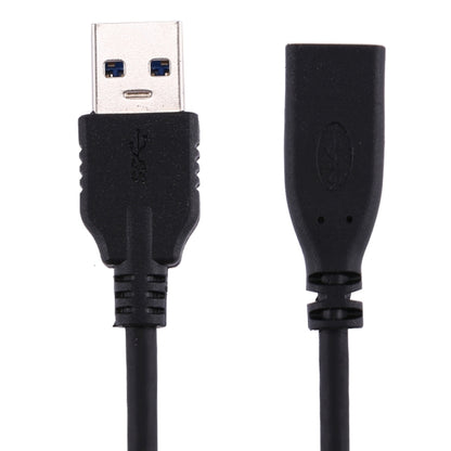USB 3.0 Male to USB-C / Type-C 3.1 Female Adapter Cable, Cable Length: About 20cm(Black) by buy2fix