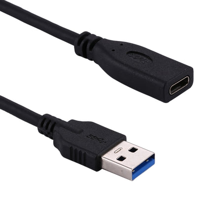 USB 3.0 Male to USB-C / Type-C 3.1 Female Adapter Cable, Cable Length: About 20cm(Black) by buy2fix