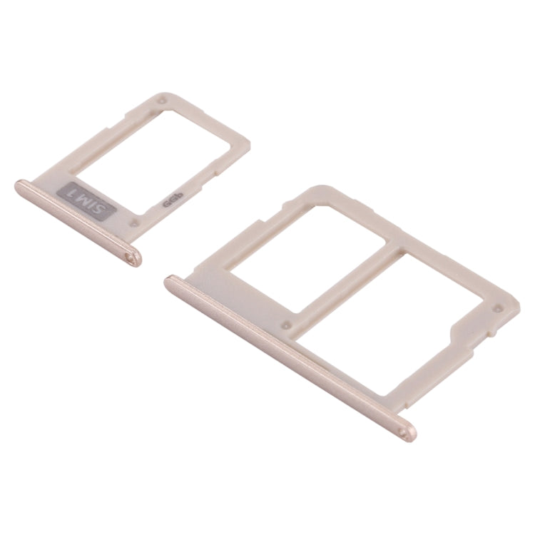 SIM Card Tray + Micro SD Card Tray for Galaxy J3 (2017) Single SIM / J330 & J5 (2017) Single SIM / J530 & J7 (2017) Single SIM / J730 (Gold) - Card Tray by buy2fix | Online Shopping UK | buy2fix