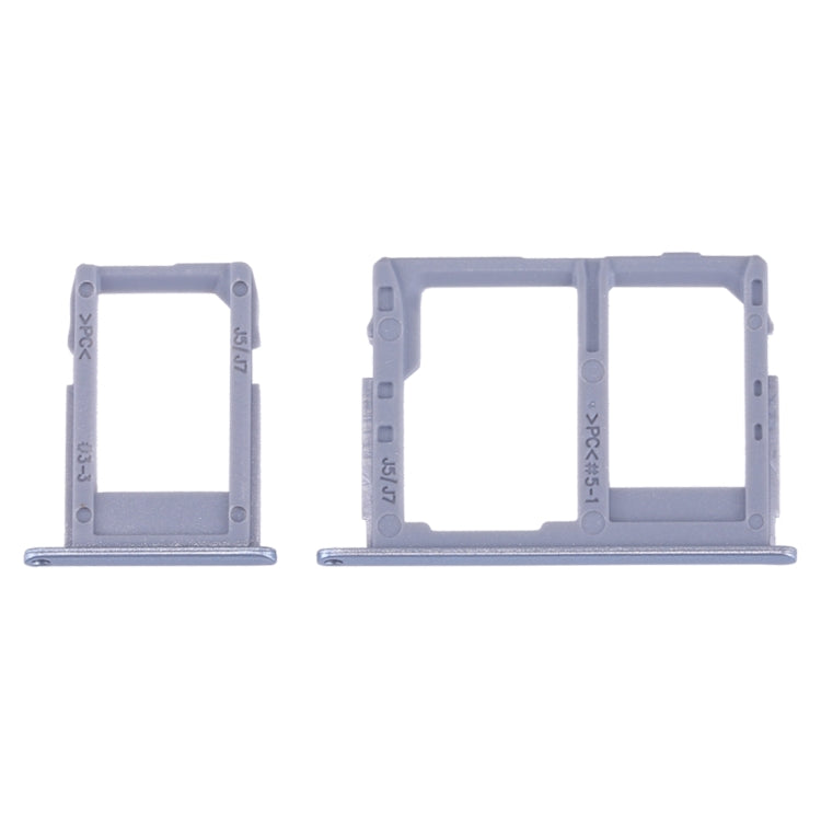 SIM Card Tray + Micro SD Card Tray for Galaxy J3 (2017) Single SIM / J330 & J5 (2017) Single SIM / J530 & J7 (2017) Single SIM / J730 (Blue) - Card Tray by buy2fix | Online Shopping UK | buy2fix
