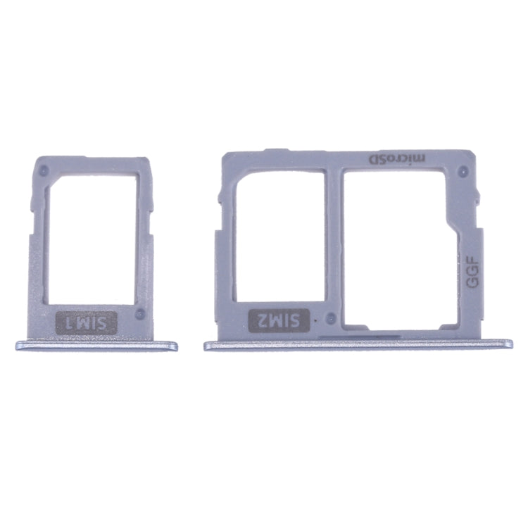 SIM Card Tray + Micro SD Card Tray for Galaxy J3 (2017) Single SIM / J330 & J5 (2017) Single SIM / J530 & J7 (2017) Single SIM / J730 (Blue) - Card Tray by buy2fix | Online Shopping UK | buy2fix